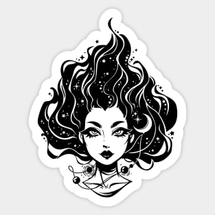 Girl Universe Sticker